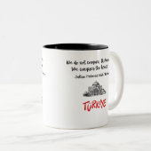 トゥルキイェースミナースルタンメメットファティ引用文 ツートーンマグカップ (正面右)