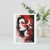 トゥルキエ共和国はがき – World of Women ポストカード (スタンド正面)