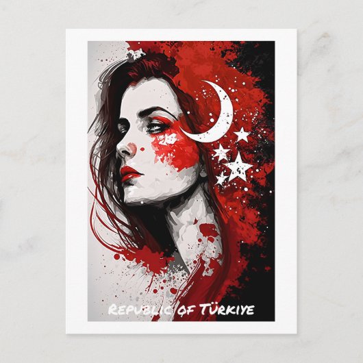 トゥルキエ共和国はがき – World of Women ポストカード (正面)
