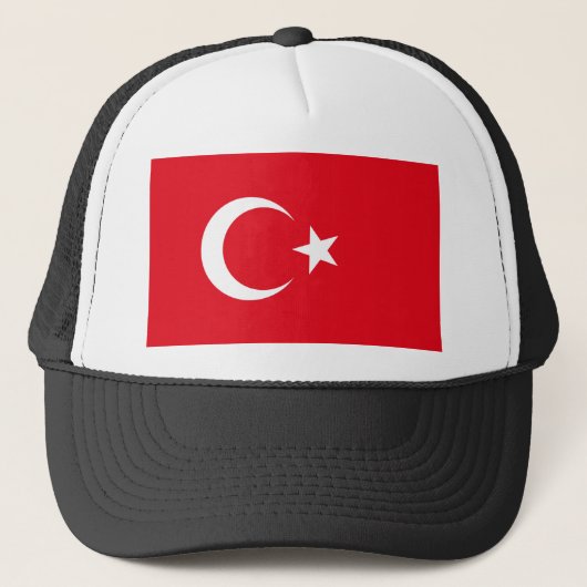 トゥルキエ – トルコ国旗 キャップ (正面)