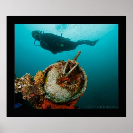 トゥルク・ラグーン – 富士川丸 – テレグラフ・オン・ボウ ポスター (正面)