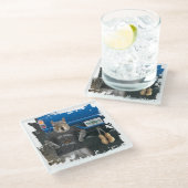 トゥルクNutz – リスおもしろいトトラックナット ガラスコースター (アングル)