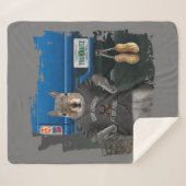 トゥルクNutz – リスおもしろいトトラックナット シェルパブランケット (正面(横))