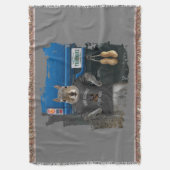 トゥルクNutz – リスおもしろいトトラックナット スローブランケット (正面縦)