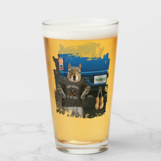 トゥルクNutz – リスおもしろいトトラックナット タンブラーグラス (ドリンク正面)