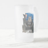 トゥルクNutz – リスおもしろいトトラックナット フロストグラスビールジョッキ (正面右)