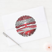 トゥルケイトゥルキッシュオステリーヒッシュオステリーイクバウム ラウンドシール (封筒)