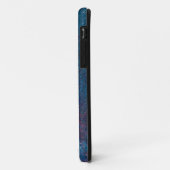 トゥルコーズ銀河系絵を描スパークル Case-Mate iPhoneケース (裏面/左)