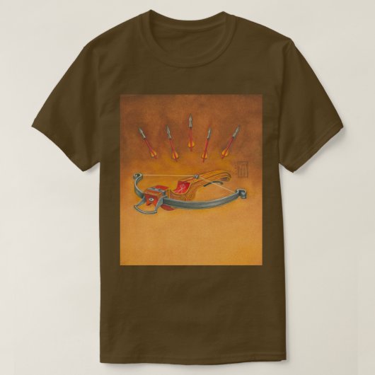 トゥルサイト・クロスボウ Tシャツ (デザイン正面)