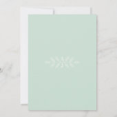 トゥルシンプル6ミントフローラ結婚ズ 招待状 (裏面)