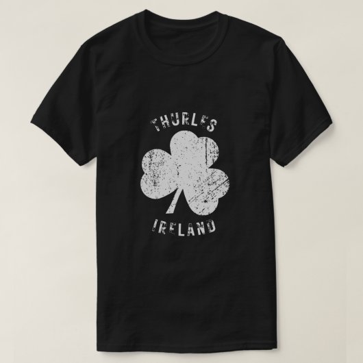 トゥルズティペラリーアイルランド動揺してシャムロック Tシャツ (デザイン正面)