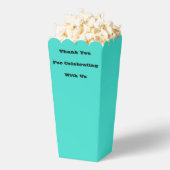 トゥルターコイズブルーグリーン南西無地の色 フェイバーボックス (はじけた状態)