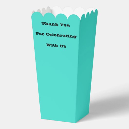 トゥルターコイズブルーグリーン南西無地の色 フェイバーボックス (正面)