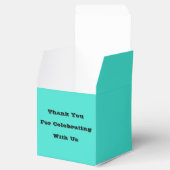 トゥルターコイズブルーグリーン南西無地の色 フェイバーボックス (オープン)