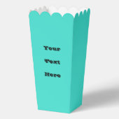 トゥルターコイズブルーグリーン南西無地の色 フェイバーボックス (正面)