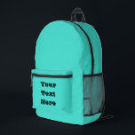 トゥルターコイズブルーグリーン南西無地の色 プリントバックパック<br><div class="desc">カスタマイズ可能なテンプレートでプリントカット縫いスタイルの保存バッグとファッション文をBackpackすべてカスタマイズ可能なタイポグラフィここに印刷Trueターコイズブルーグリーン南西部の色の背景イラストレーションと選択した製品のコレクションで印刷さ無地のれZazzle.com #ZazzleMade https://www.zazzle.com/store/thefabricsealプリントカットと縫い軽量で耐久性を縫う私のBackpackは必要なもの。広々としたインテリアは、旅行、ショッピング、学校、ジム、職場、またはモバイルストレージのニーズに最適である。特徴調節可能なパッド付きショルダーストラップ、ノートパソコン収納用の内側の2つのチャンバー、メッシュ側ポケット、識別ラベル。学校、仕事、屋内、屋外などのアクティビティに最適お店の色の大きな選択を拡大素晴らしし無地の、特にZazzle.comに関連する製品のカスタマイズ可能なアクセスで、ベストセラーの一部となっている。真のターコイズはミッドトーンで、純粋で海洋性のアクアブルーで、豪華な深い水のアンダートーンを持つ。ベッドルーム、絵を描子供部屋、スパ、キッチンに最適な色。桃と柔らかい黄色のポップでそれをペア。ターコイズは、銅とアルミニウムの含水リン酸塩である不透明な青 – 緑の鉱物である。成績は稀で貴重な素晴らしもので、その色合いから数千年にわたって宝石として珍重されている。ターコイズはトルコ語の単語から来の名フランスの前を取る。カラーホイールの青と緑の間に位置し、ターコイズは青淡い色のと緑または青の混合物で、黄色の少量。400 オリジナルデザインと商品素晴らし品コレクションを弊社のフラッグシップセレクト商品ストアとネクタイ店からチェック。すべてのカスタマイズオプションを含む。独自のデザイン、モノグラム、名前、パターン、写真、引用文またはスローガンでパーソナライズ。お選びいただき、ショッピングをいただきありがとうございます。私たちはあなたのご支援に感謝する。楽しむショッピング体験今すぐ手に入れろ。</div>