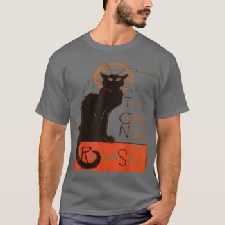 トゥルネデュチャットノワール動揺してパリベクトル Tシャツ