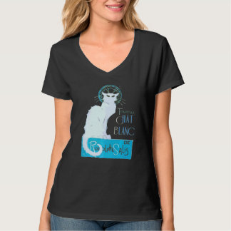 トゥルネデュチャットノワール動揺してパリベクトル Tシャツ