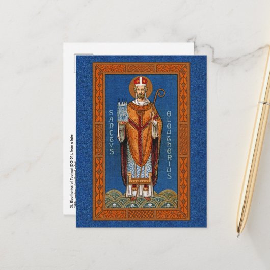 トゥルネーの聖エリュテリー(DG 01) ポストカード (正面/裏面インサイチュ)