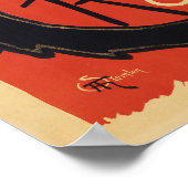 トゥルネ・デュ・シャ・ノワール ヴィンテージ ブラックキャット アール・ヌーヴォー ポスター (角)