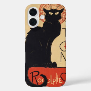 トゥルネ・デュ・シャ・ノワール ヴィンテージ ブラックキャット アール・ヌーヴォー iPhone 16ケース
