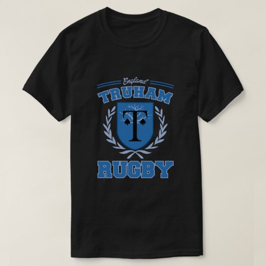 トゥルハムラグビー Tシャツ (デザイン正面)