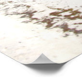 トゥルムのビーチのマヤ遺跡 ポスター (角)