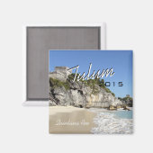 トゥルムキンタナロオメキシコ磁石変更年 マグネット (正面/裏面)