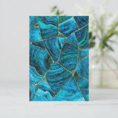 トゥルムセノテターコイズ大理石 サンキューカード (スタンド正面)