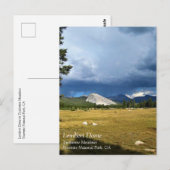 トゥルムネメドウズのレンバルト・ドーム、ヨセミテ、CA Pos ポストカード (正面/裏面)