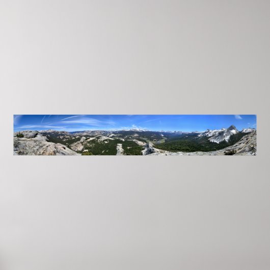 トゥルムネメドウズパノラマfromフェアビュードーム – ヨス ポスター (正面)