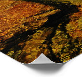 トゥルムネ川、トゥルムネメドウズ、ヨセミテ。 ポスター (角)