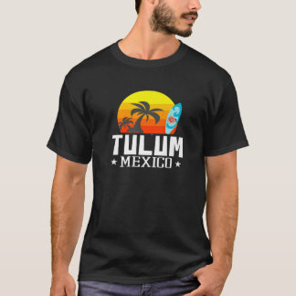 トゥルムビーチ観光客お土産バケーショントラベルホリド Tシャツ