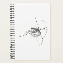 トゥルムメキシコの地図ブラックラインモダン