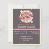 トゥルムメキシコをテーマにした夏のパーティーお祝い 招待状 (正面)