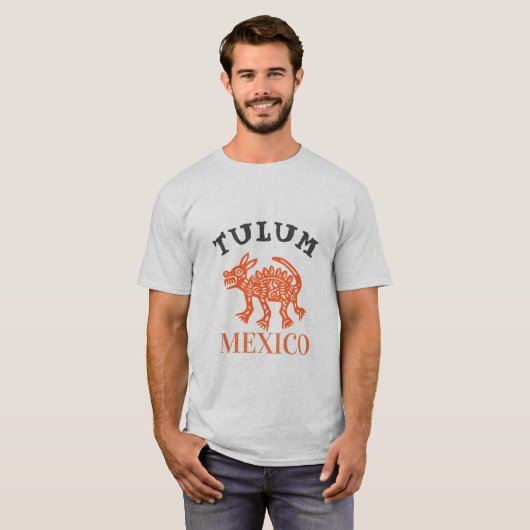 トゥルムメキシコインカデザイン Tシャツ (正面フル)