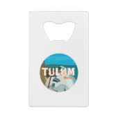 トゥルムメキシコギフト素晴らしアイディア クレジットカード栓抜き (裏面)