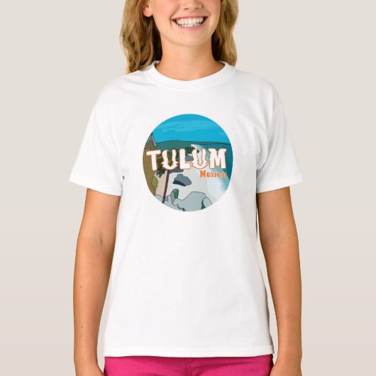 トゥルムメキシコギフト素晴らしアイディア Tシャツ (正面)