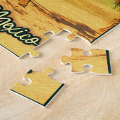 トゥルムメキシコパームツリーヴィンテージトラベル土産 ジグソーパズル (側面)