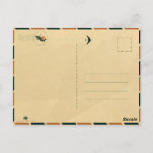 トゥルムメキシコパームツリーヴィンテージトラベル土産 ポストカード (裏面)