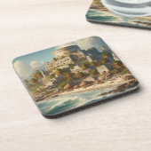 トゥルムメキシコランドスケープヴィンテージトラベル コースター (左側)