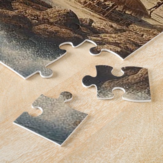 トゥルムメキシコランドスケープヴィンテージトラベル ジグソーパズル (側面)