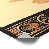 トゥルムメキシコヴィンテージ旅行ポスター ポスター (角)