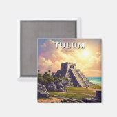トゥルムメキシコ旅行 マグネット (正面/裏面)