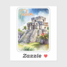 トゥルムメキシコ水彩色