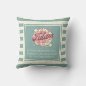 トゥルムリビエラメキシコハウスホームデコレーション クッション (裏面)