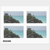 トゥルム廃墟ステッカー 長方形シール (シート)