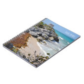 トゥルム海ビューインメキシコ旅行記念品 ノートブック (左側)