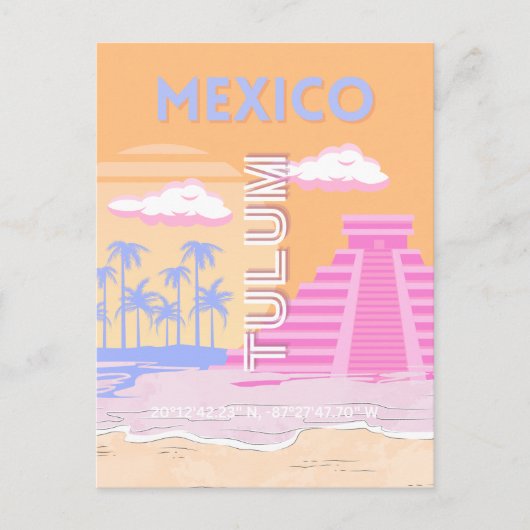 トゥルム、トラベルアート名門私立校風の、 シーズンポストカード (正面)