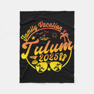 トゥルム メキシコ 家族旅行 2025 夏季 クルーズ マ フリースブランケット